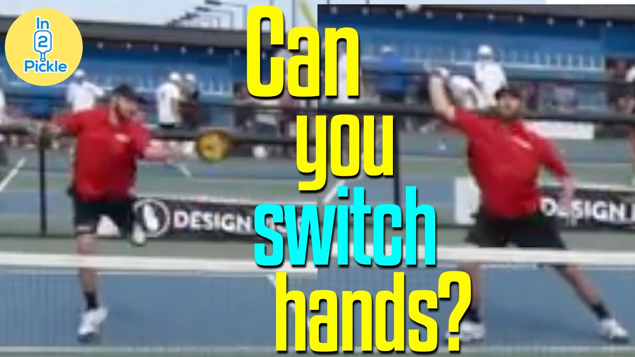 Can You Switch Hands in Pickleball