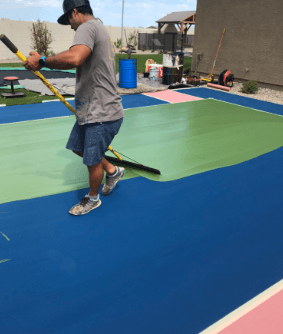 How to Paint a Pickleball Court